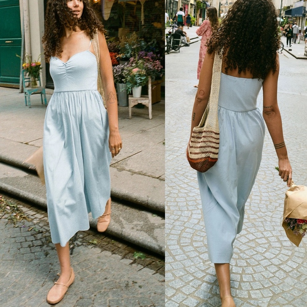 Christy Dawn The Bernice Dress in Celeste